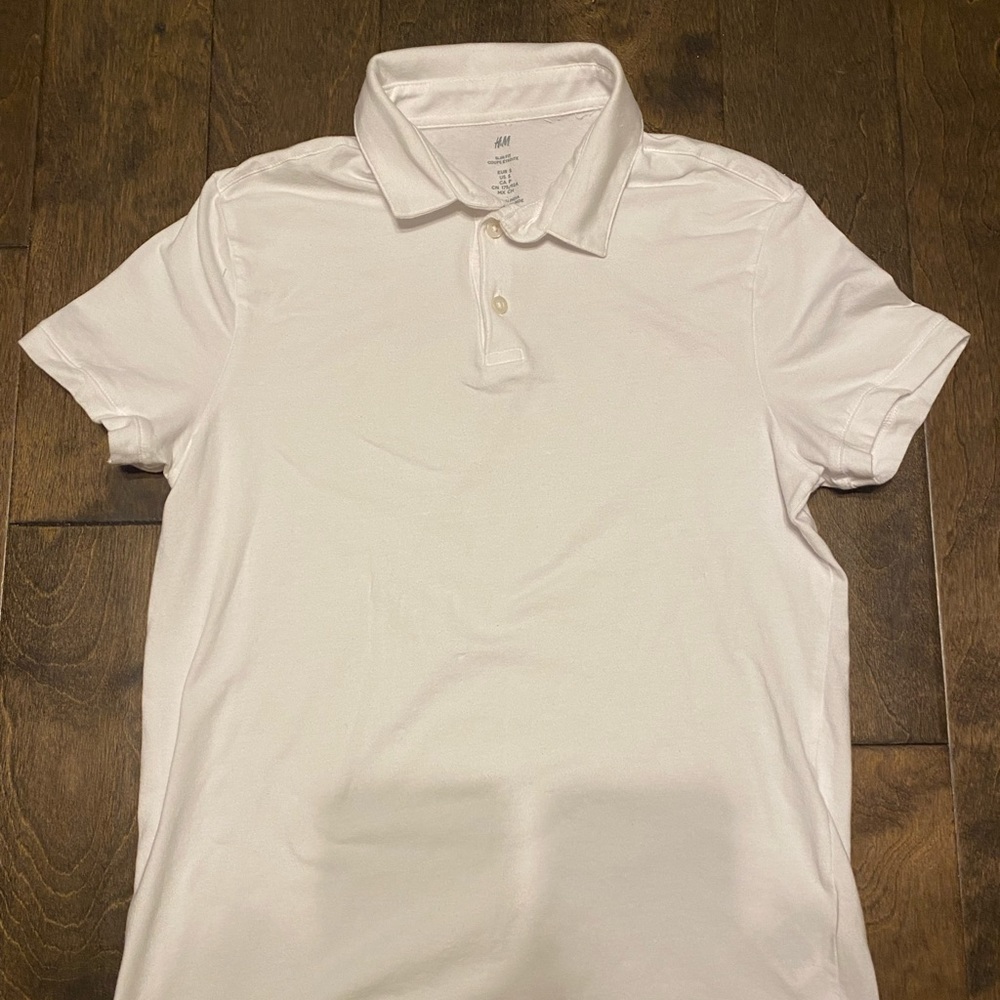 White Polo Shirt H&M